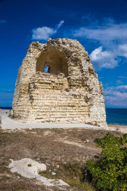 Torre di Roca Vecchia (Torre di Maradico) - Lecce, Puglia, İtalya