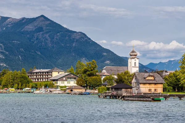 Strobl am Wolfgangsee, Зальцкаммергут, Австрия — стоковое фото