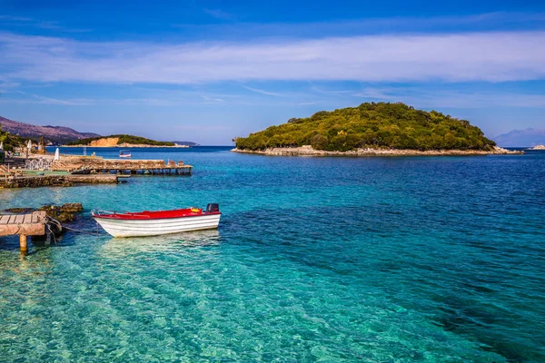 Εξαμίλιο-εθνικό πάρκο Βουτρίντ, σαράντα, Αλβανία — Φωτογραφία Αρχείου