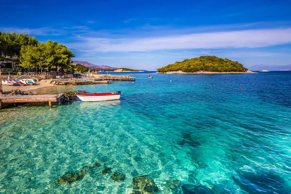 Ksamil-Park Narodowy Butrint, Sarande, Albania — Zdjęcie stockowe