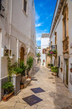Dar Street of Locorotondo-bari, Italya