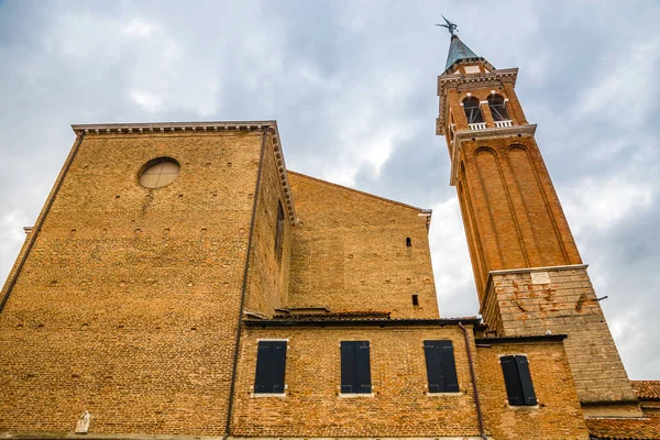 Igreja da Santíssima Trindade - Chioggia, Veneza, Itália — Fotografia de Stock