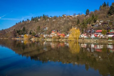 Berounka Nehri - Cernosice, Prag, Çek Cumhuriyeti