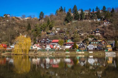 Berounka Nehri - Cernosice, Prag, Çek Cumhuriyeti