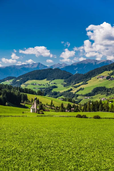 Val Di Funes - Bolzano Jižní Tyrolsko, Itálie — Stock fotografie