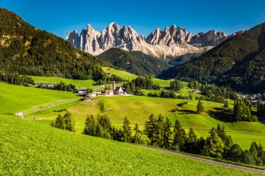Val Di Funes Ve Dolomites - Val Di Funes, İtalya