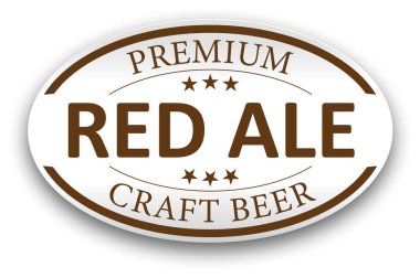 Beyaz arka plan üzerinde oval Modern Vintage simgesi