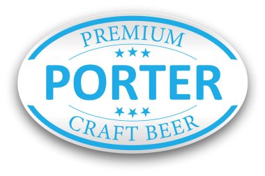 Beyaz arka plan üzerinde oval Modern Vintage simgesi