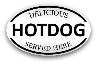 Beyaz arka plan üzerinde oval Modern Vintage simgesi