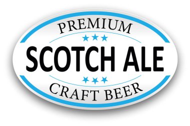 Beyaz arka plan üzerinde oval Modern Vintage simgesi