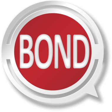 mavi zemin üzerine beyaz ve kırmızı konuşma balonu