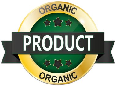 Beyaz altın siyah ve kırmızı metalik rozet