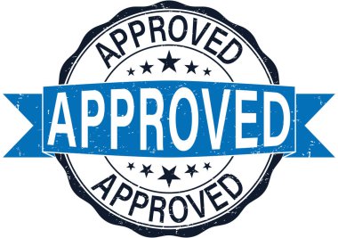 beyaz zemin üzerinde bir yuvarlak web damgası