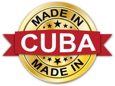 Beyaz arka plan üzerinde yıldız ile yuvarlak altın madalya