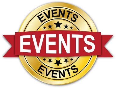 Beyaz arka plan üzerinde yıldız ile yuvarlak altın madalya