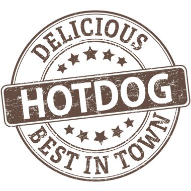 lezzetli yemek Illustrator web grunge damgası beyaz