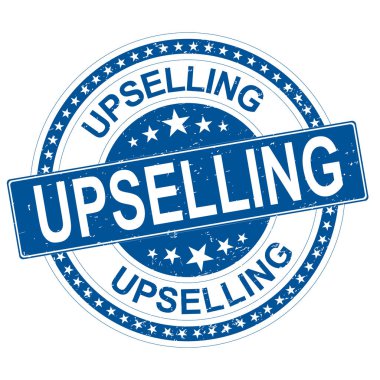 Mavi upselling yuvarlak yıldız ile eski pencere boyutu