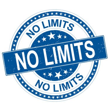 eski lastik damgası yıldız ile sınırsız mavi yuvarlak