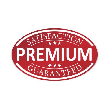 memnuniyeti premium kağıt web rozet logo simge yıldız ile garanti