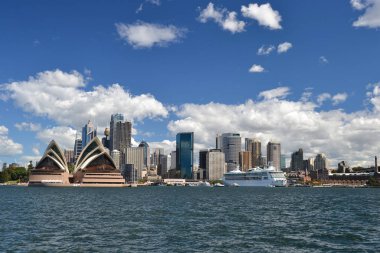 manzarası sydney harbour ve opera House ve gemi