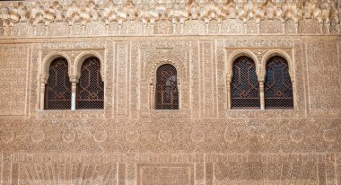 Alhambra duvar ve pencere granada İspanya