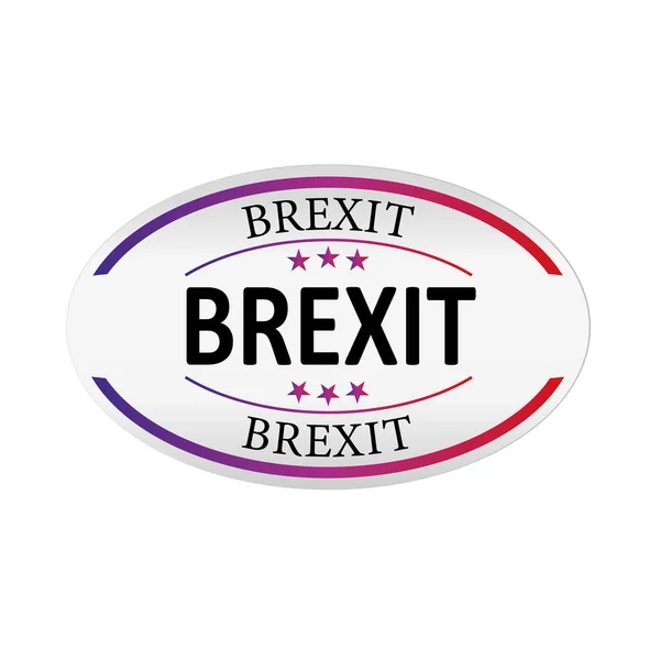 Royaume-Uni de Grande-Bretagne et deuxième illustration vectorielle du Brexit — Image vectorielle