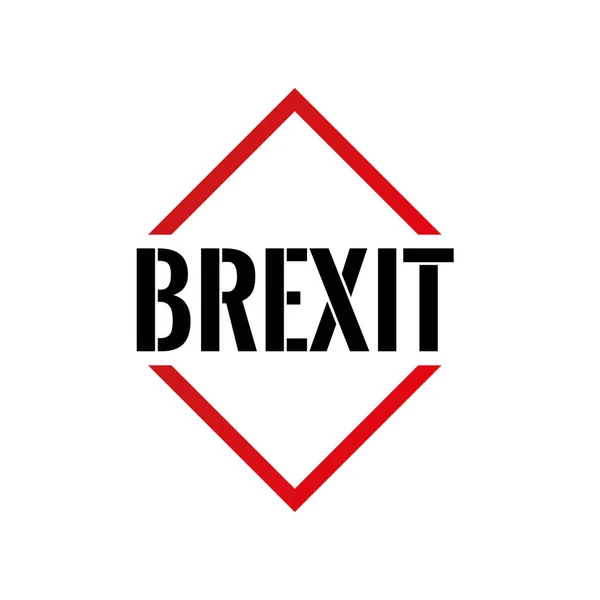 Grande-Bretagne et deuxième illustration vectorielle du Brexit — Image vectorielle