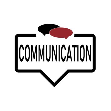 kabarcık konuşma comunication web simgesi isllustration izole