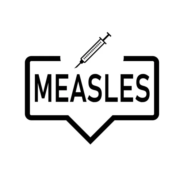 Measles Vaccine color icon. Syringe with medicine vial. Tetanus, BCG immunization, vaccination. Medications, drugs injection. Isolated vector illustration — Stock Vector