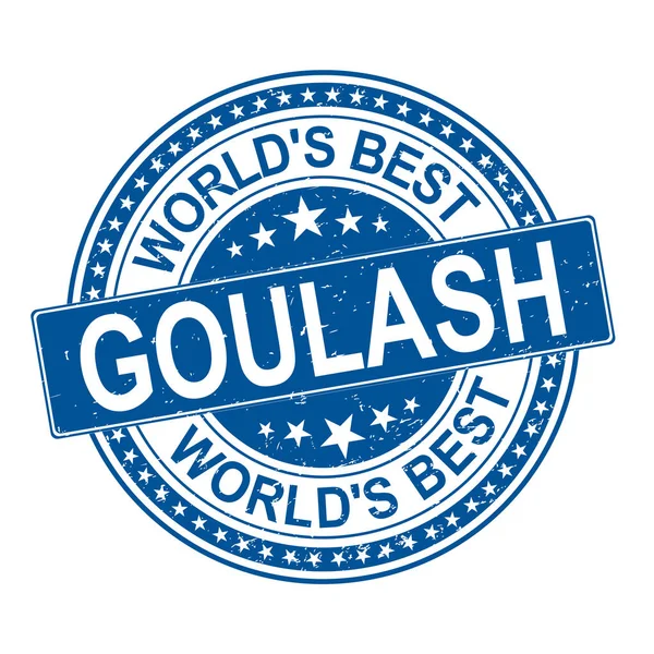 Hungarian cuisine Goulash blue rubber Stamp stamp on white bakground — Stock Illustration Hungarian cuisine Goulash blue rubber Stamp stamp on white bakground Royalty Free Stock Illustrations