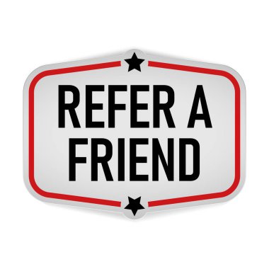 Beyaz, beyaz arka plandaki bir arkadaş etiketine başvurur. Kağıt Banner Vektör illüstrasyon.