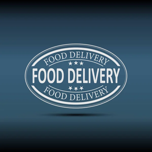 Vector design logo food delivery abstract icon. vector illustration eps 10 — Stock Vector