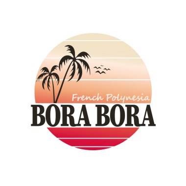 Bora Bora Vintage Turizm Damga logası işareti
