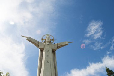 Küçük Dağ'daki İsa Heykeli, Vung Tau, Vietnam.