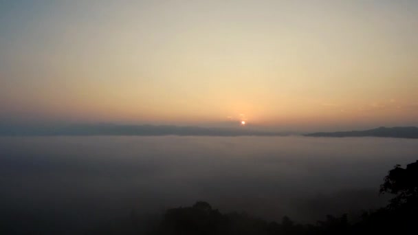 Lapso Tempo Uma Cena Nascer Sol — Vídeo de Stock