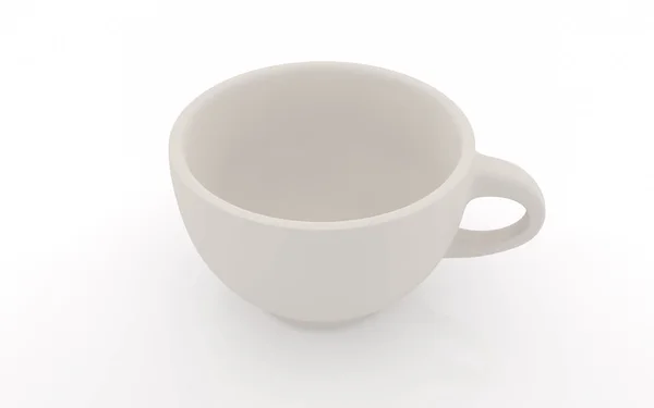 Kahve fincanı beyaz arka planda izole — Stok fotoğraf