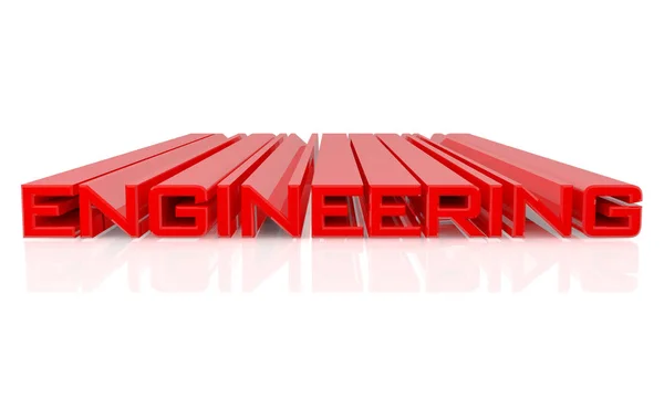 3D ENGINEERING word on white background 3d rendering — Stock Photo, Image