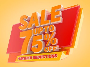 Satış Kadar 75% İndirim Ler 3d render