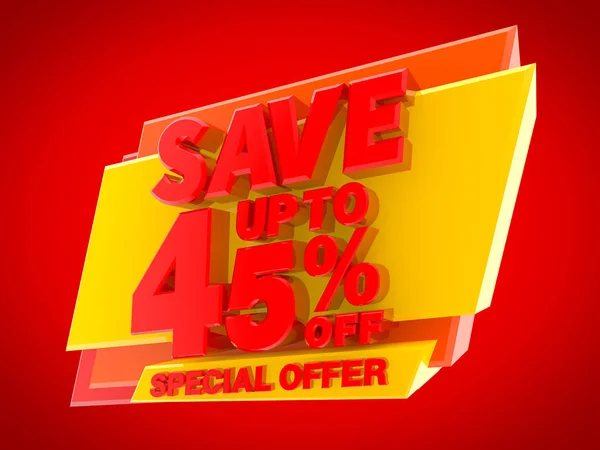 SAVE UP TO 45 % OFF SPECIAL OFFER 3d rendering