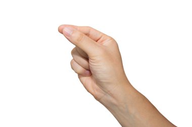 Kırpma yolu olan beyaz arkaplanda el ele tutuşan adam.