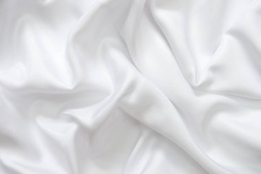 Beyaz sadan kumaş doku arka plan