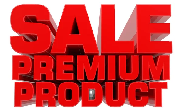 3D Sale Premium product woord op witte achtergrond 3D rendering — Stockfoto