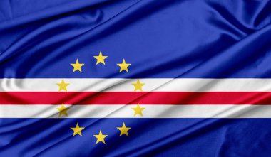 Cape Verde bayrak doku arka plan