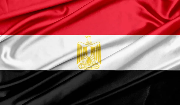 Egipto bandera textura fondo — Foto de Stock