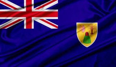 Bayrak Türkler ve Caicos Adaları doku arka plan