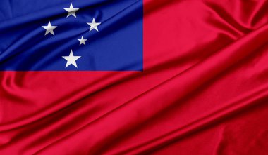 Samoa doku arka planı bayrağı