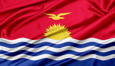 Kiribati doku arka plan bayrağı
