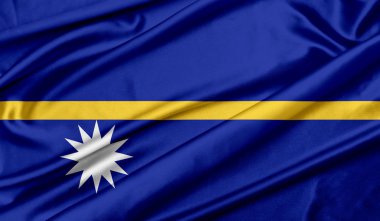 Nauru doku arka planı bayrağı