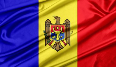 Moldova doku arka planı bayrağı