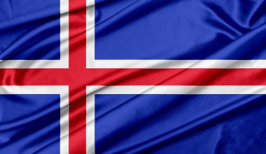 İzlanda bayrağı doku arka plan